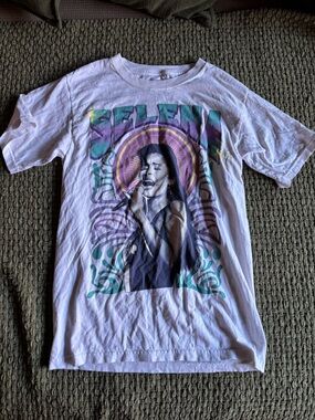 Selena White Graphic Tee